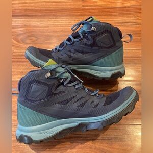 Salomon Boots Outline Mid GTX Hiking Waterproof Breathable Contagrip Women’s 10